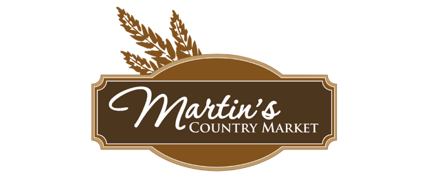 A theme logo of Martin's Country Market